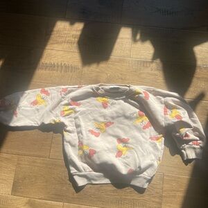 Bobo Choses Kids Shirt with Yellow and Red Print